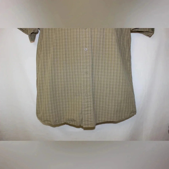 Men’s The North Face Pin Striped Short Sleeve Outdoor Hiking Casual Shirt Size L - Picture 5 of 11
